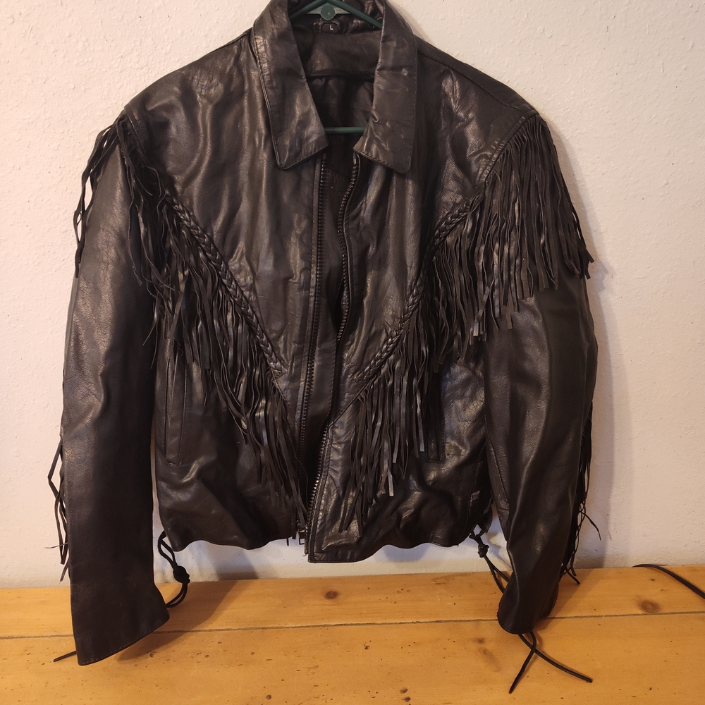 Fringed Leather Jacket